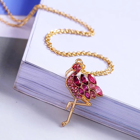 Fashion Nova Jewelry - New ! Flamingo Necklace